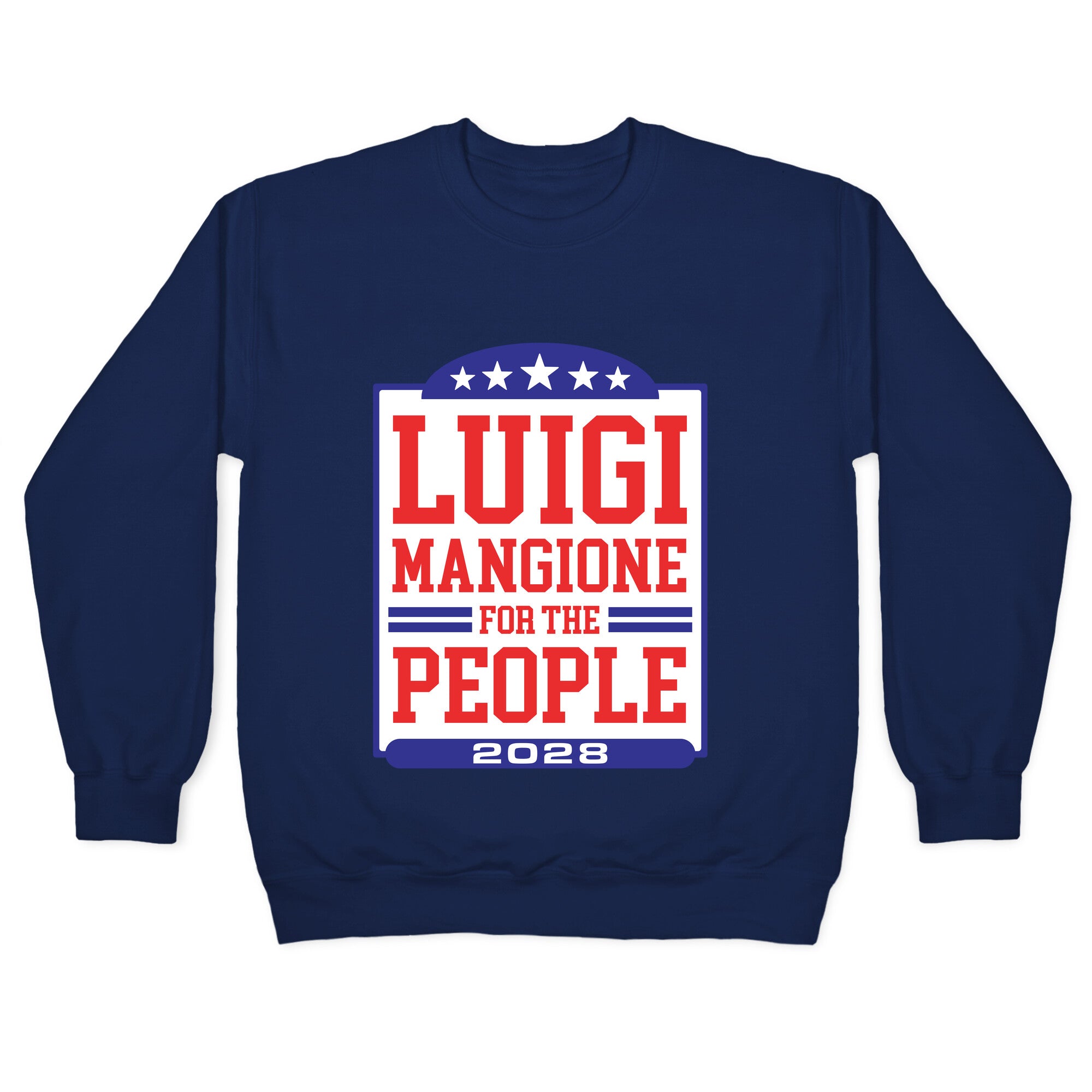 Luigi Mangione For The People 2028 Crewneck Sweatshirt